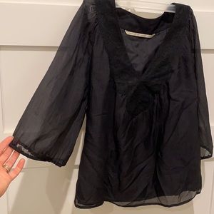 Ladies black blouse